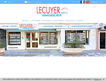 Tablet Screenshot of lecuyer-riviera.com